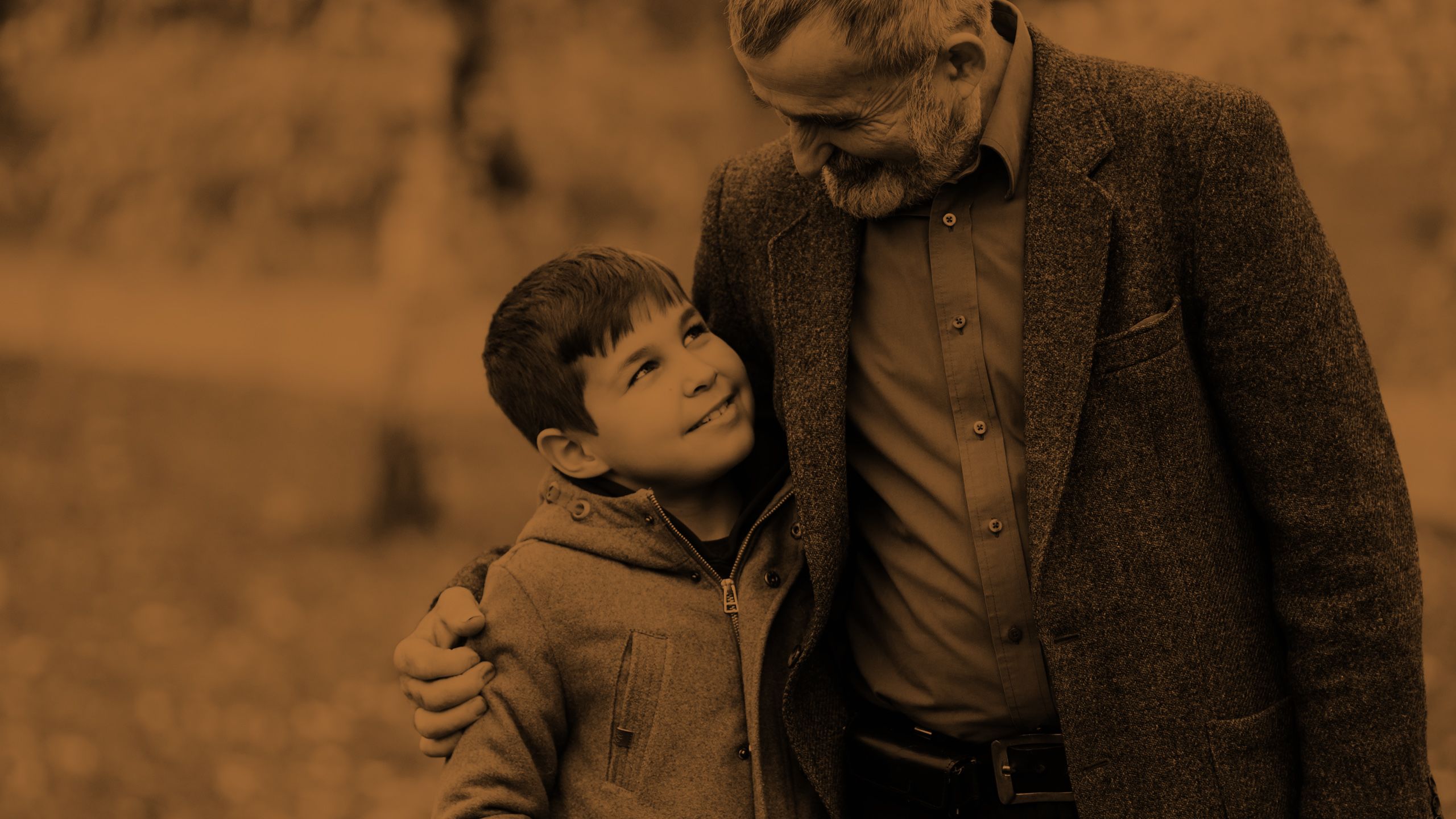 Un père et son enfant