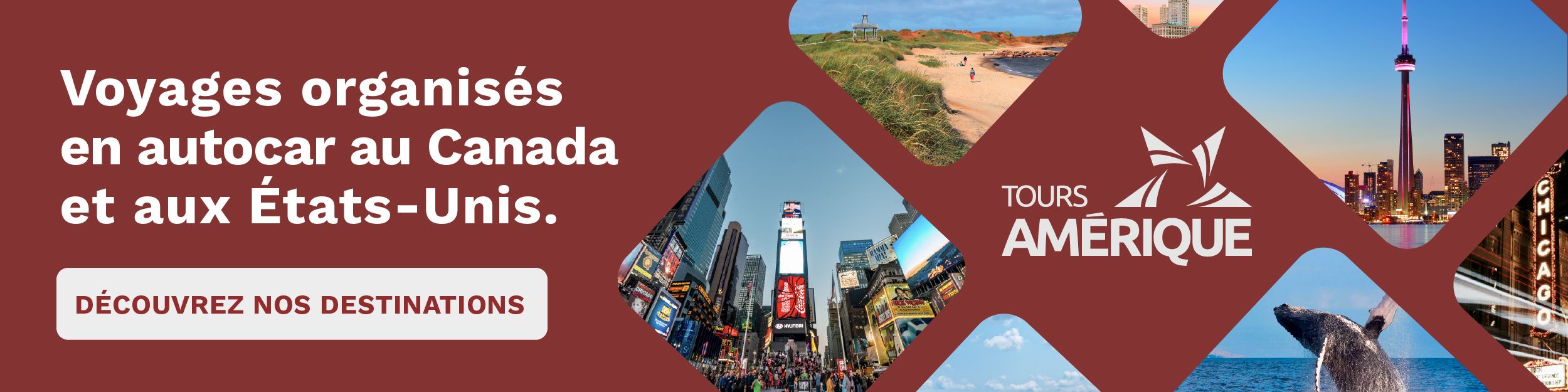 Publicité Tours Amérique