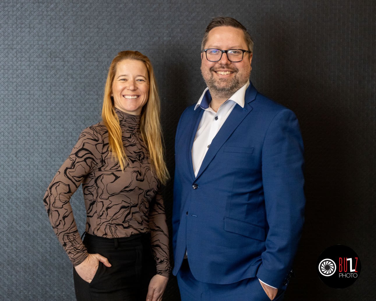 Photo Geneviève Scott Lafontaine, directrice générale de la CCI3R et Jean-Philippe Martin, président de la CCI3R