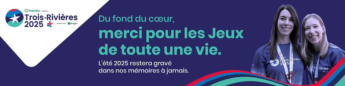 Publicité Jeux du Québec à Trois-Rivières