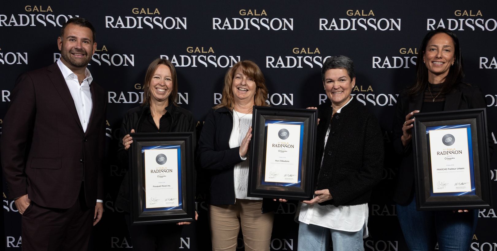 Lauréats Radisson Entreprise commerciale et restauration