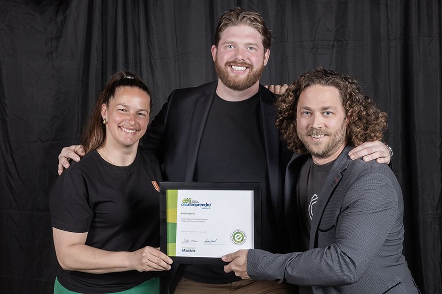 Service aux entreprises, EXO Énergie Inc. - 1ère place