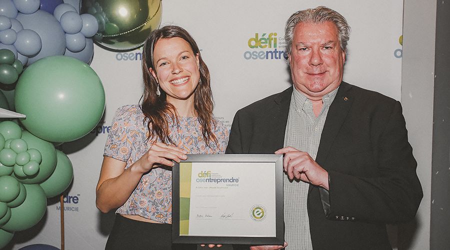 Maude Goudreault a intégré dans son entreprise plusieurs volets du développement durable