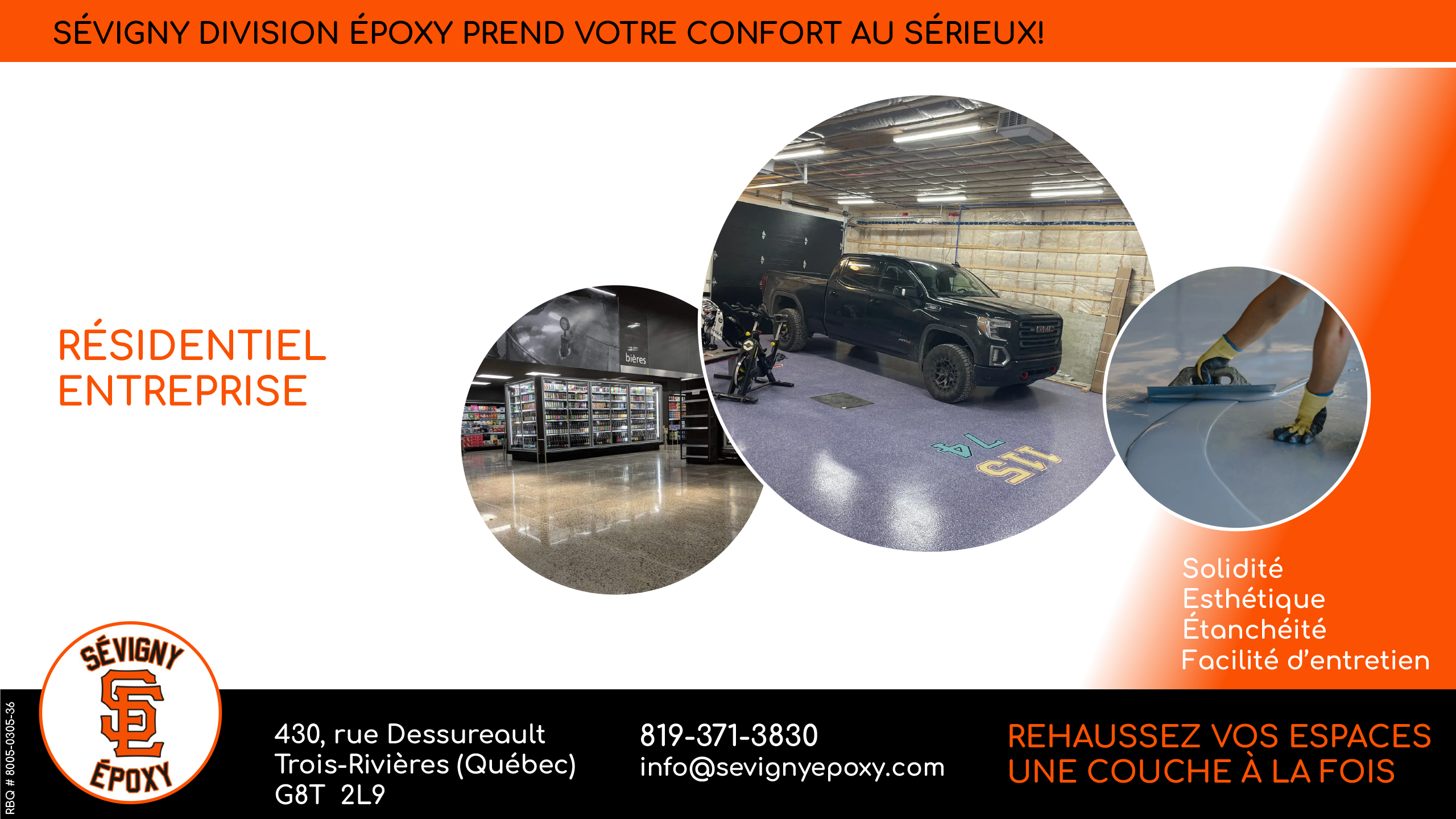 Publicité Sévigny Époxy