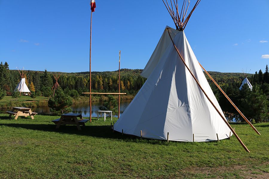 Photo d'un tipi Notcimik