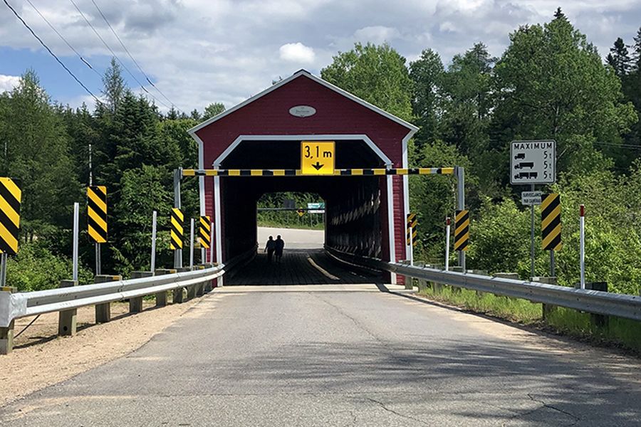 Photo pont couvert