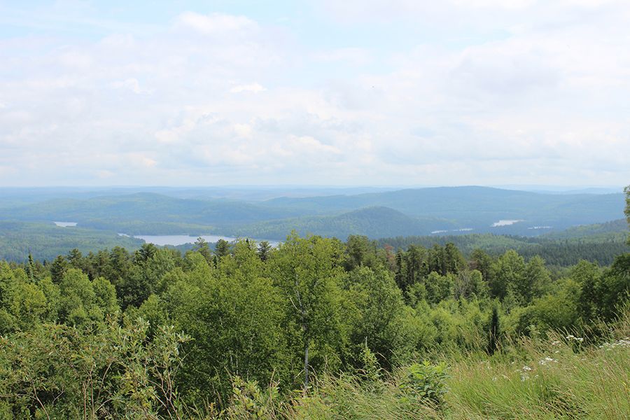 Photo de la vue de la base Radar