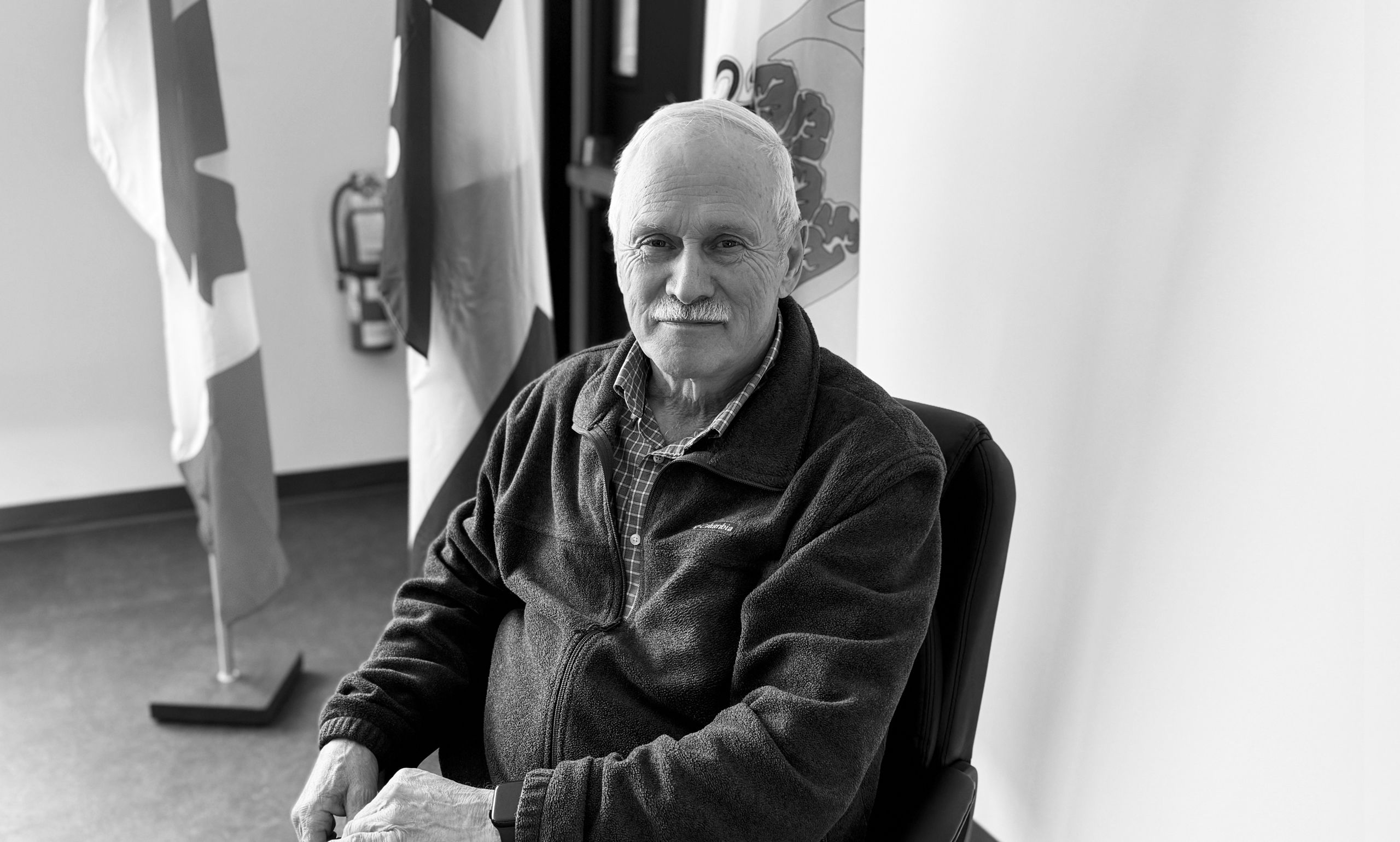 Michel Sylvain, maire de La Bostonnais