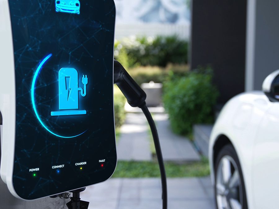 Borne de recharge pour véhicule électrique