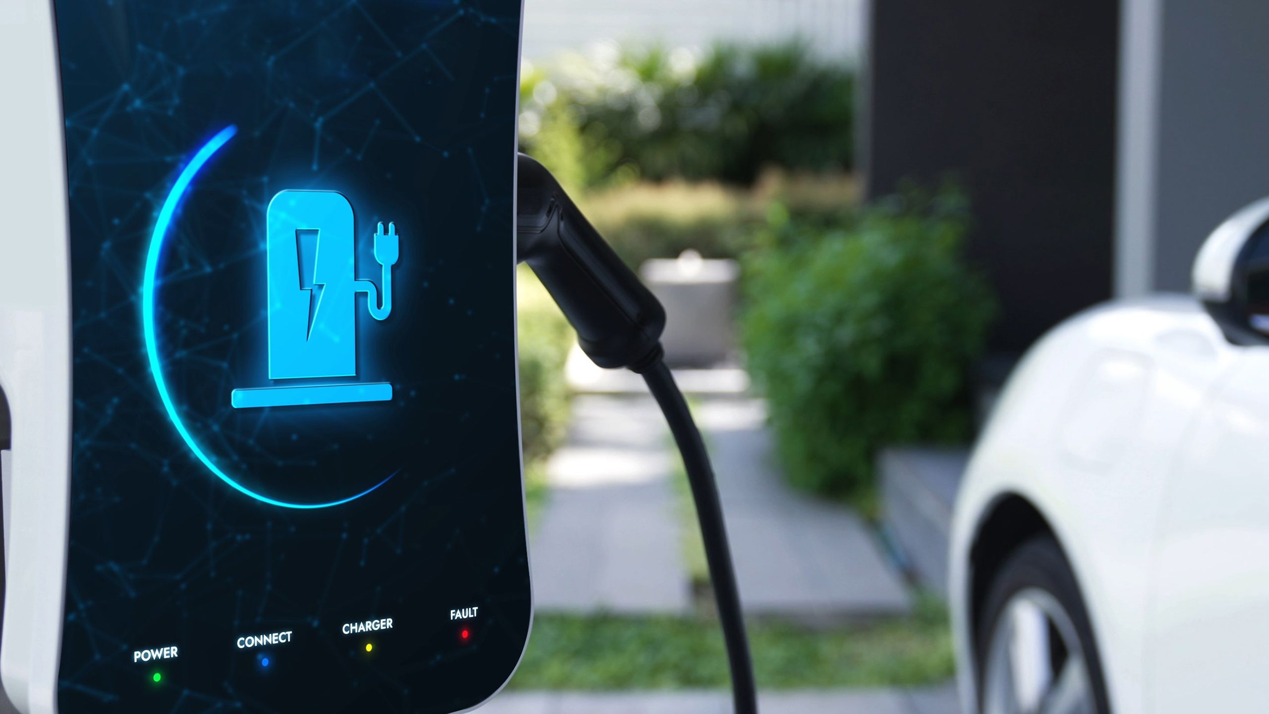 Borne de recharge pour véhicule électrique