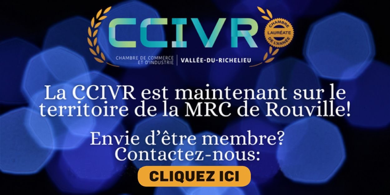 Publicité de la Chambre de commerce et d'industrie de la Vallée-du-Richelieu