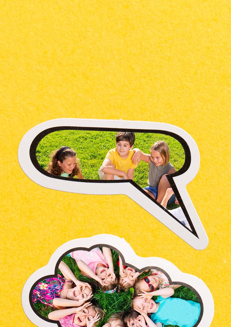 Enfants qui discutent