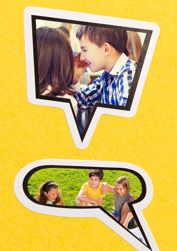 Enfants qui discutent