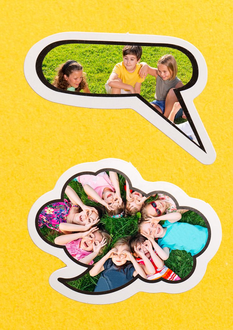 Enfants qui discutent