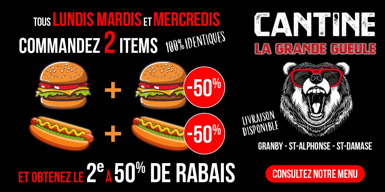 Publicité Cantine la grande gueule