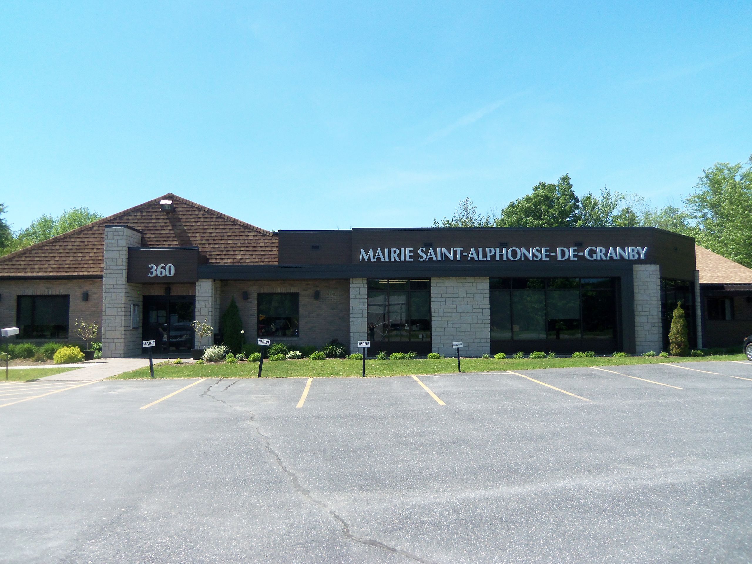 Photo de l'hôtel de ville de Saint-Alphonse-de-Granby