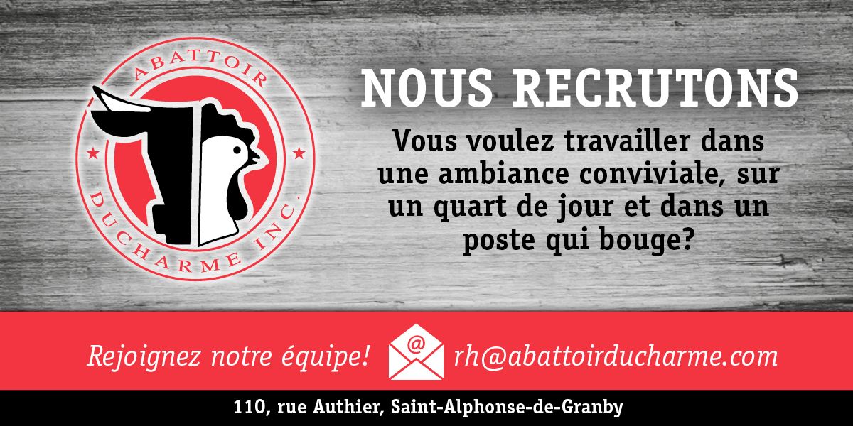 Publicité Abattoir Ducharme inc.