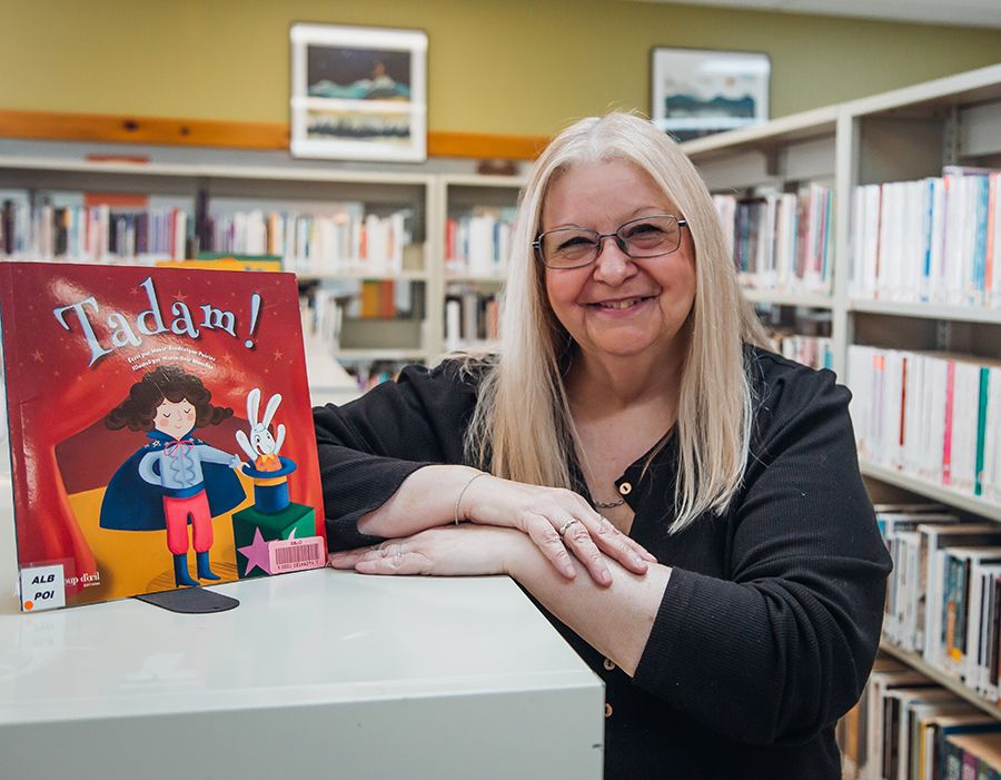 Photo de Francine Hamel, bibliothécaire