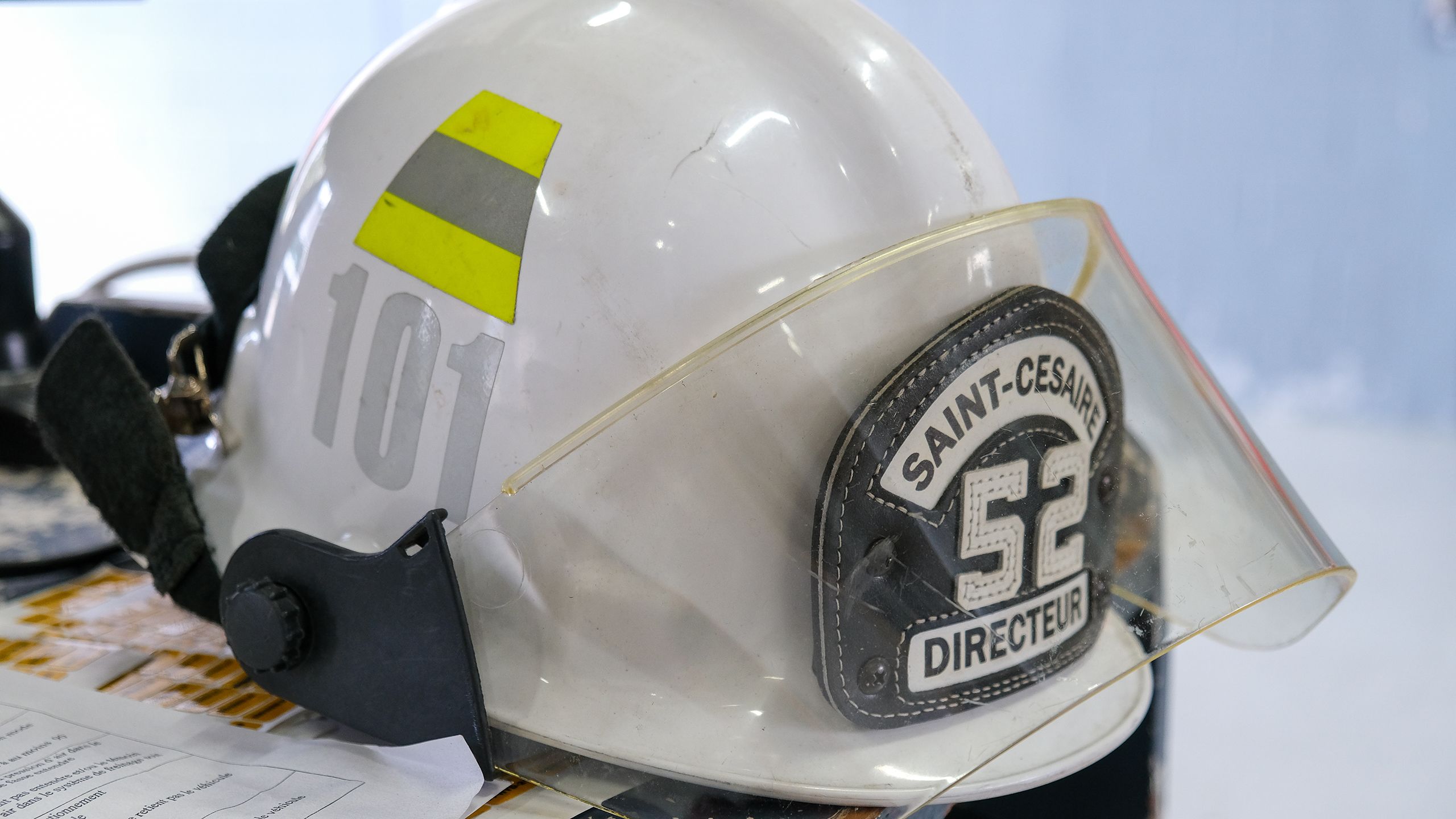 Image d'un casque de pompier