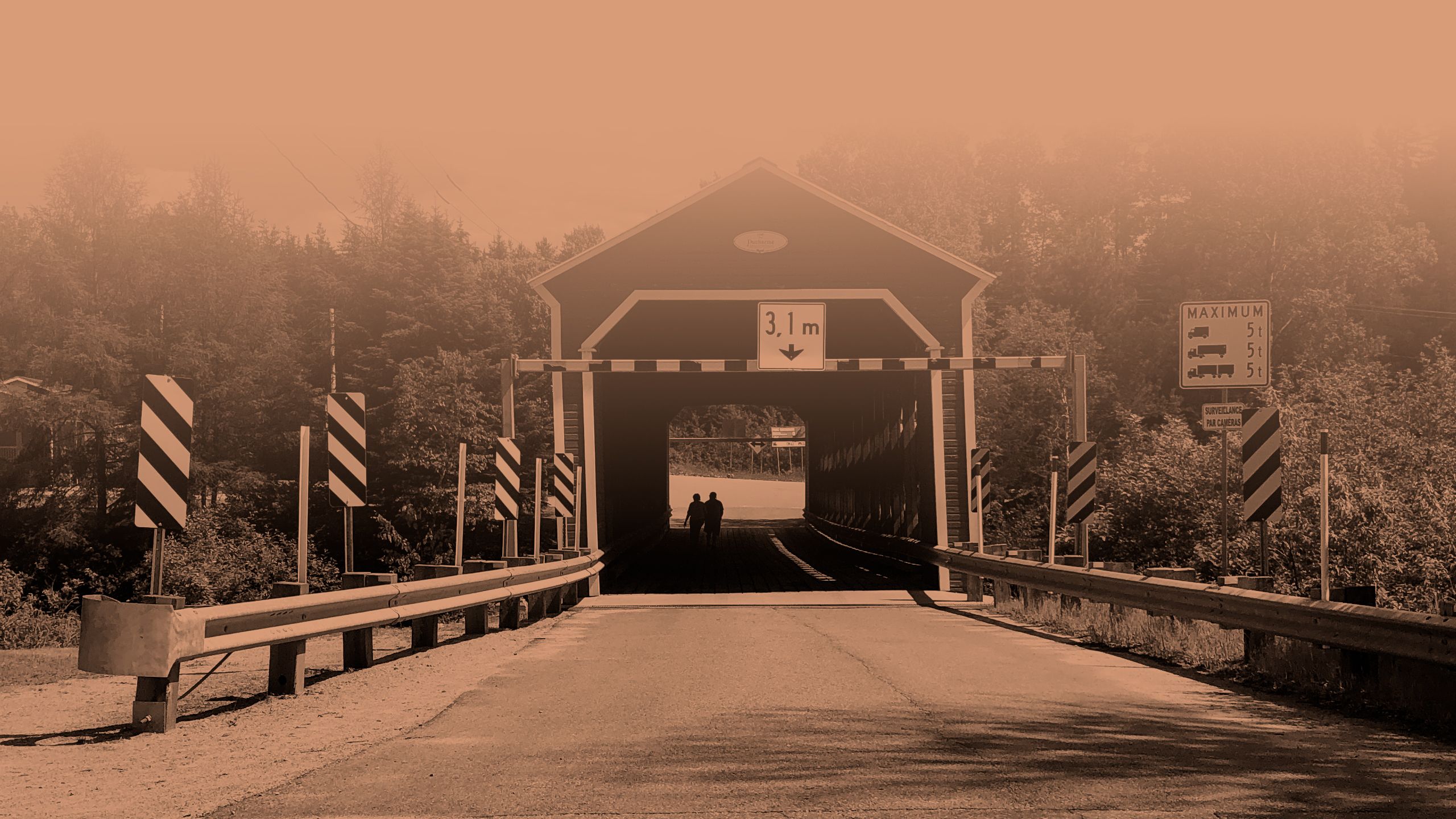 Pont couvert - La Bostonnais